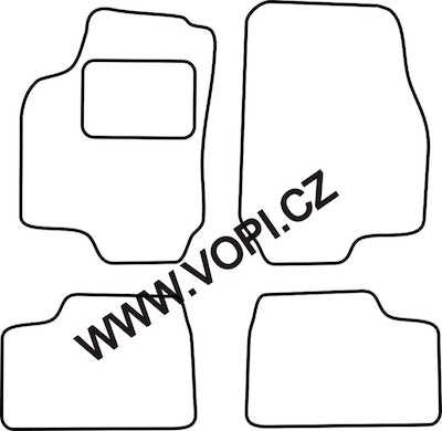 Autokoberce Opel Astra G 03/1998 - 03/2004 Colorfit (3418)